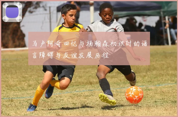 马卢阿奇回忆与杨瀚森初识时的语言障碍与友谊发展历程